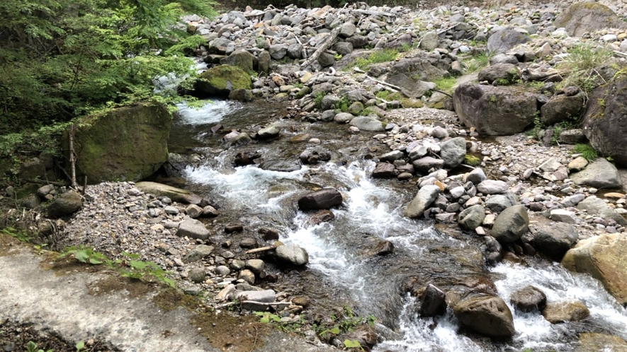 【周辺】鬼怒川の渓流の一部