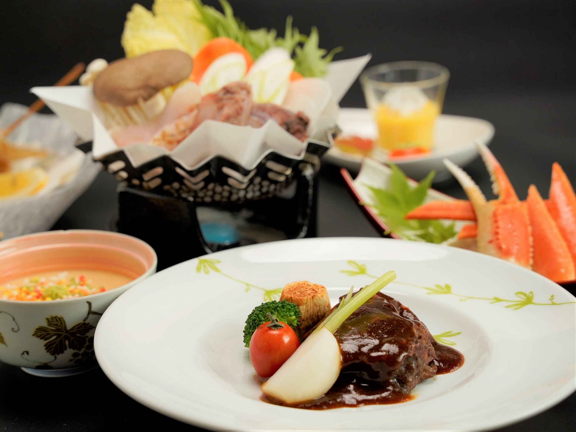 【大切な方とのご旅行に】お料理アップグレードプラン~料理長厳選の食材を贅沢に食す