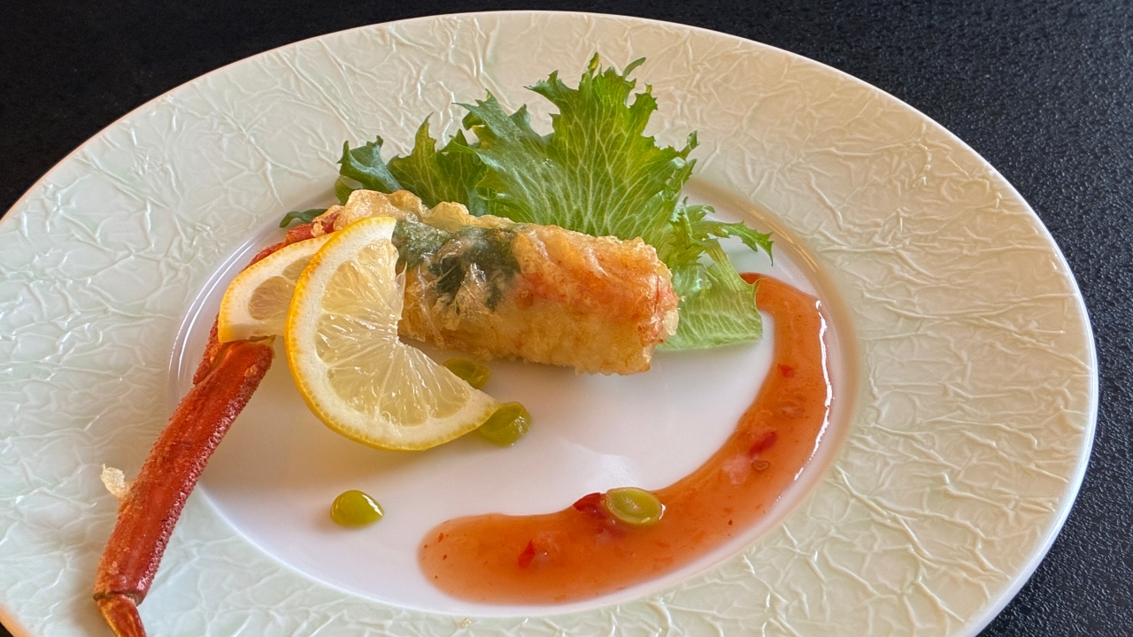 揚物　本ズワイ蟹　変わり揚げ