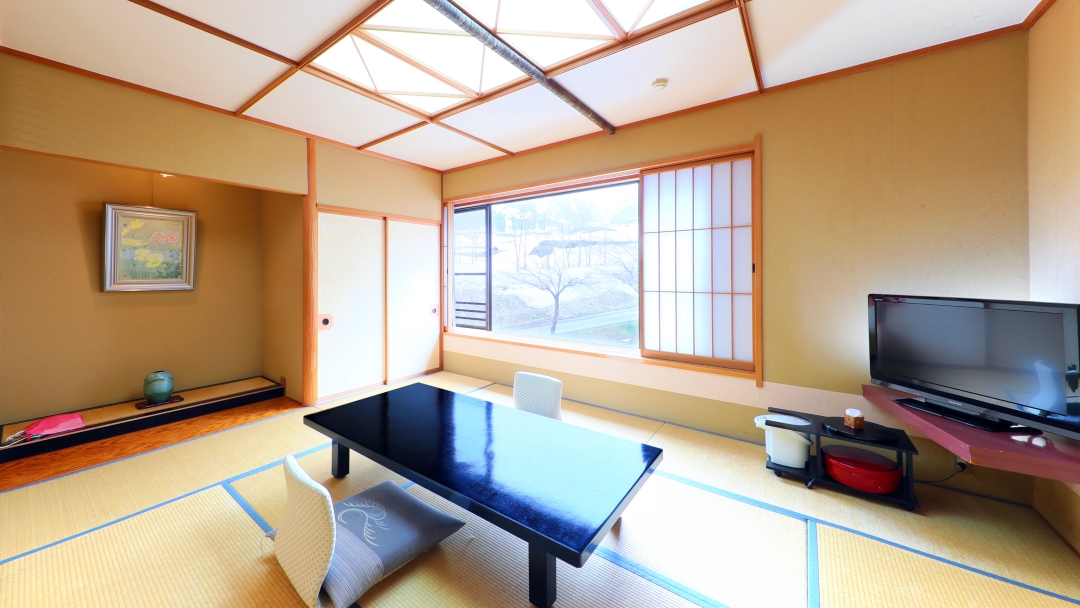 【くつろぎ和洋室】和室10畳＋洋室ツインベッド/幅120㎝