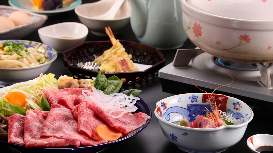 【しゃぶしゃぶ】地元ブランド牛≪若狭牛≫をしゃぶしゃぶで贅沢に♪♪［1泊2食付］