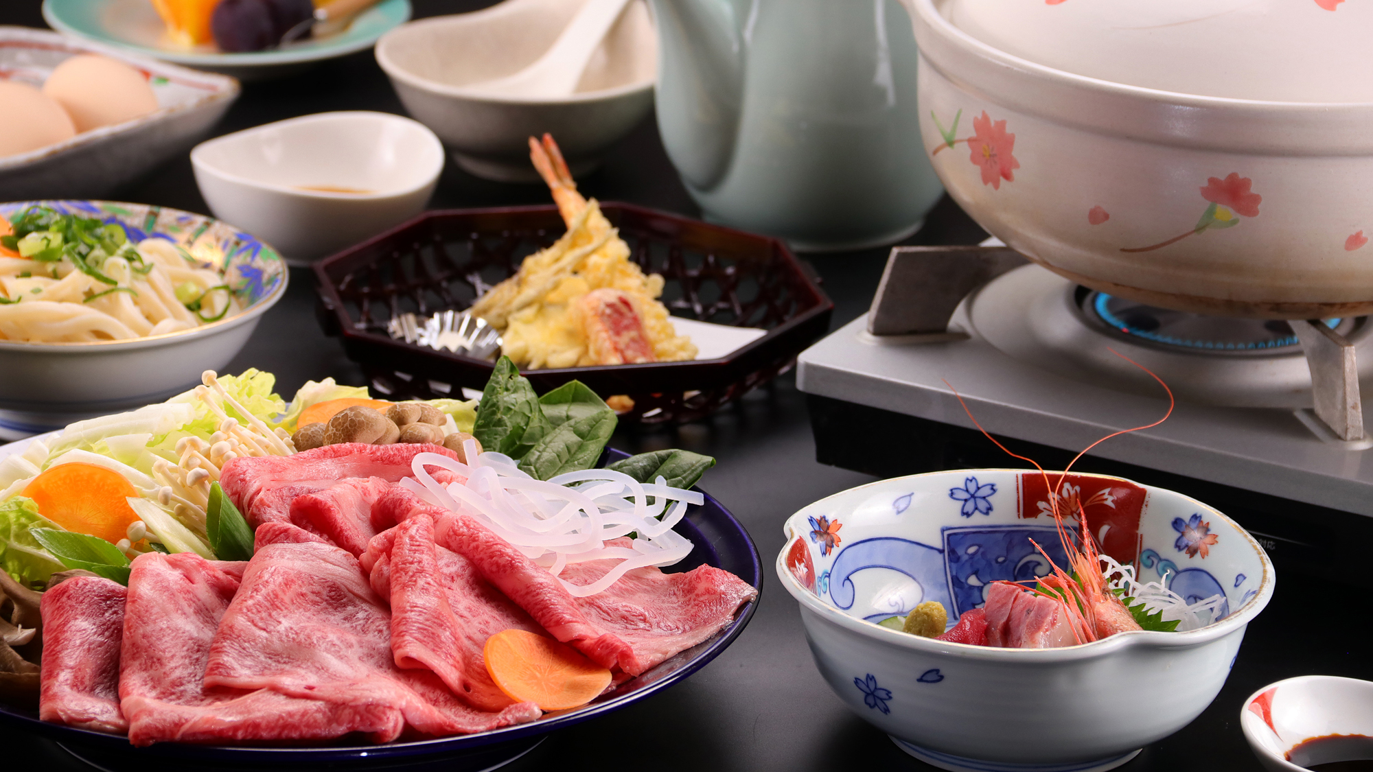 ＜最高級牛肉＞若狭牛しゃぶしゃぶを贅沢に