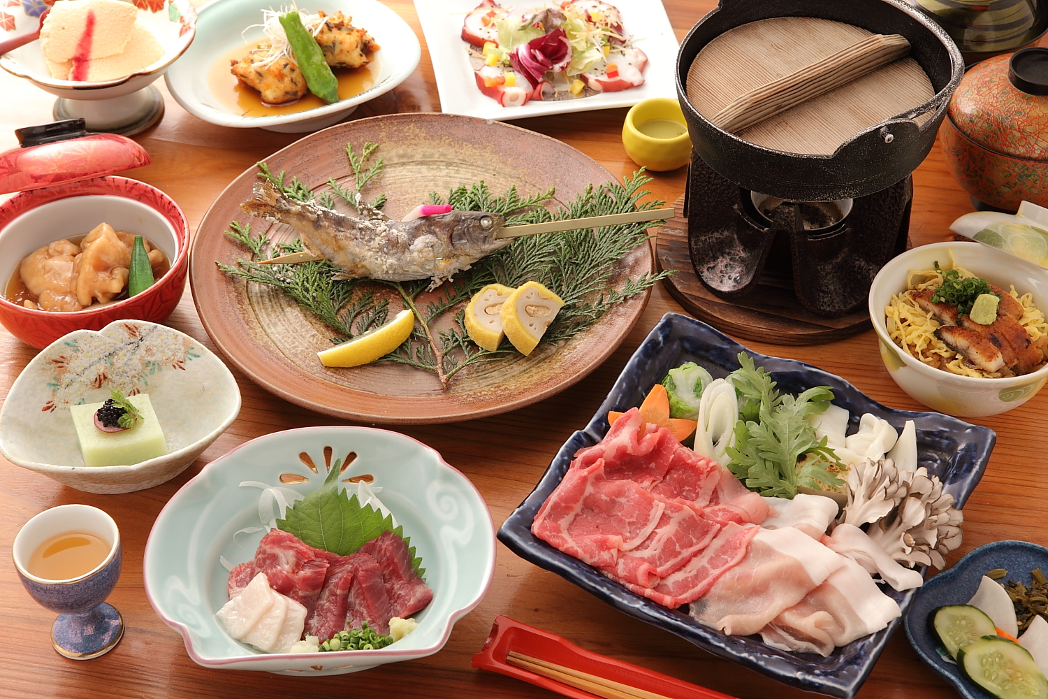 季節の会席料理（個室会席）