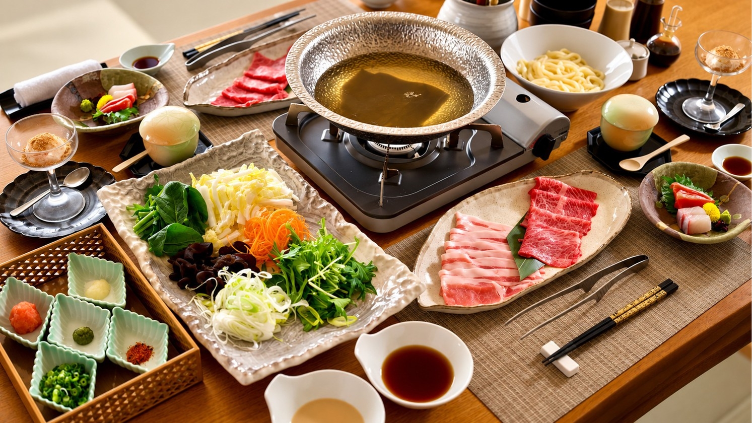 ー富士山の見える温泉旅館ー『しゃぶしゃぶプラン』【夕食+朝食】◇紅葉シーズン・富士河口湖紅葉まつり◇