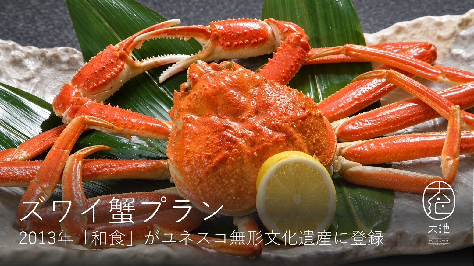『夕食個室』ー特大ズワイ蟹お1人に1匹ー『ズワイ蟹プラン』【夕食+朝食】【チェックアウト11:00】