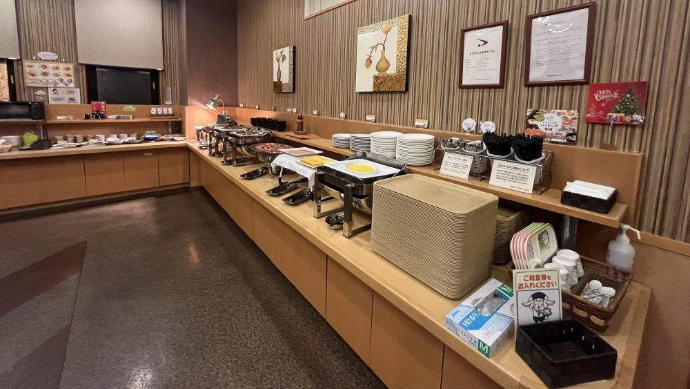 朝食レストランカウンター①