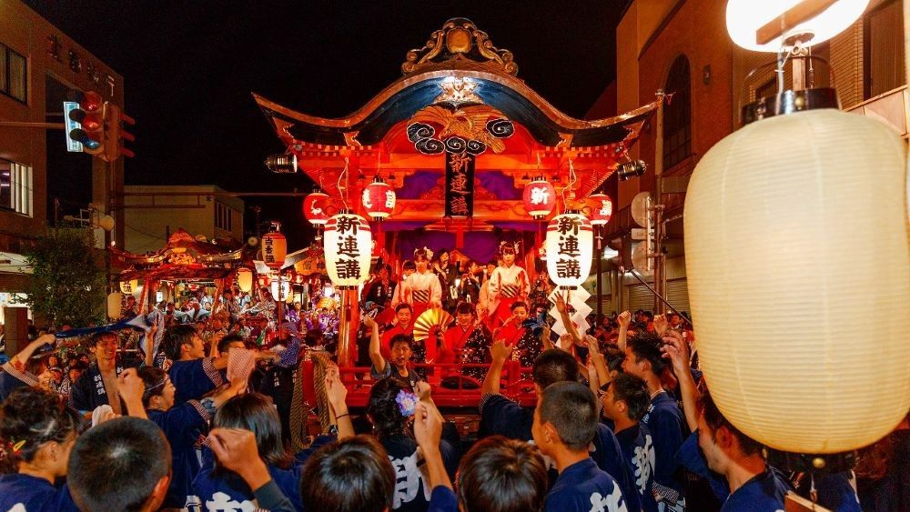 大館神明社例祭余興奉納