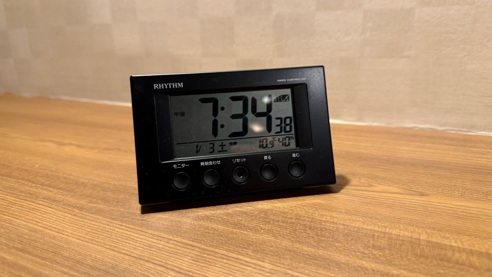 【客室備品】置時計