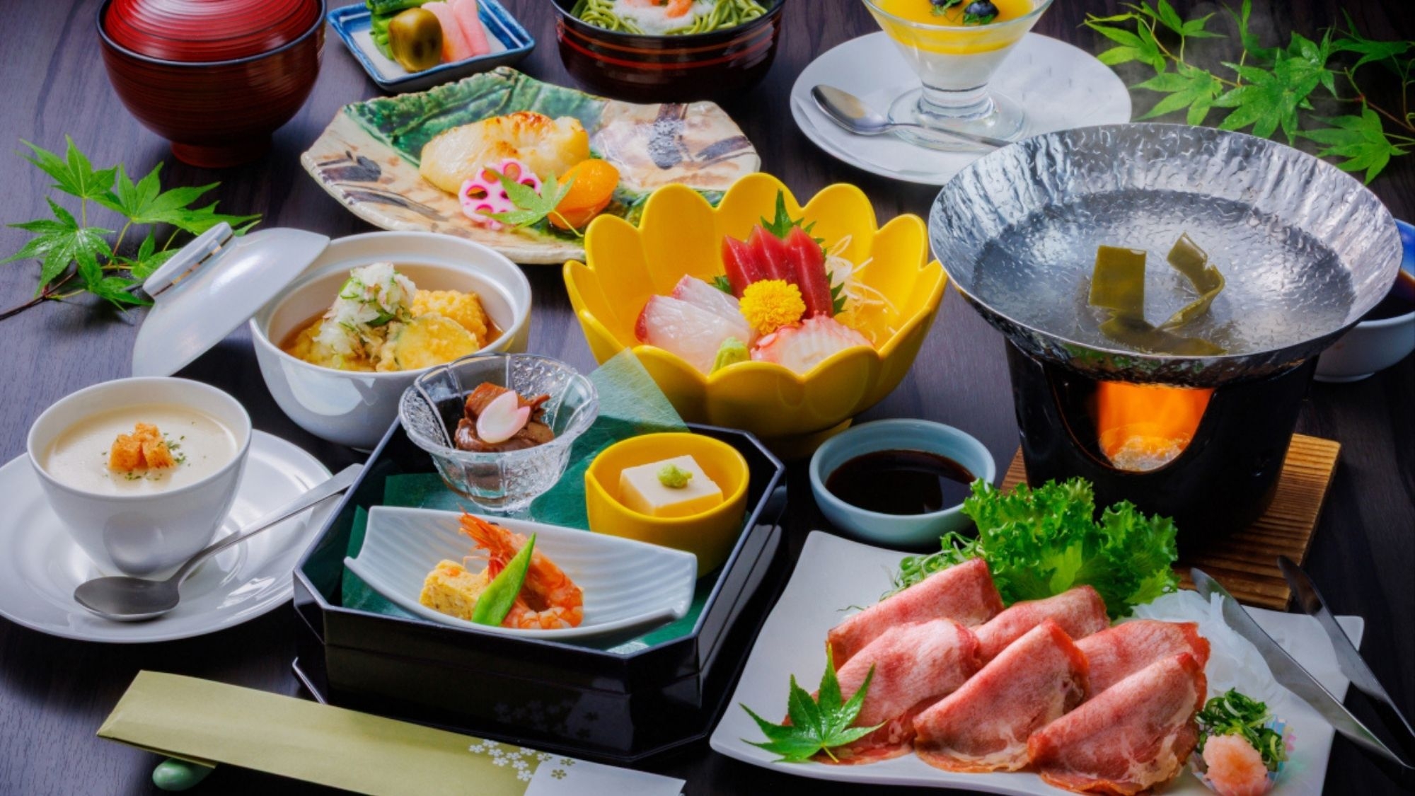 【8/15〜31平日限定プライス】夏休み後半がお得！秋保の名湯＆旬の味覚を満喫プラン