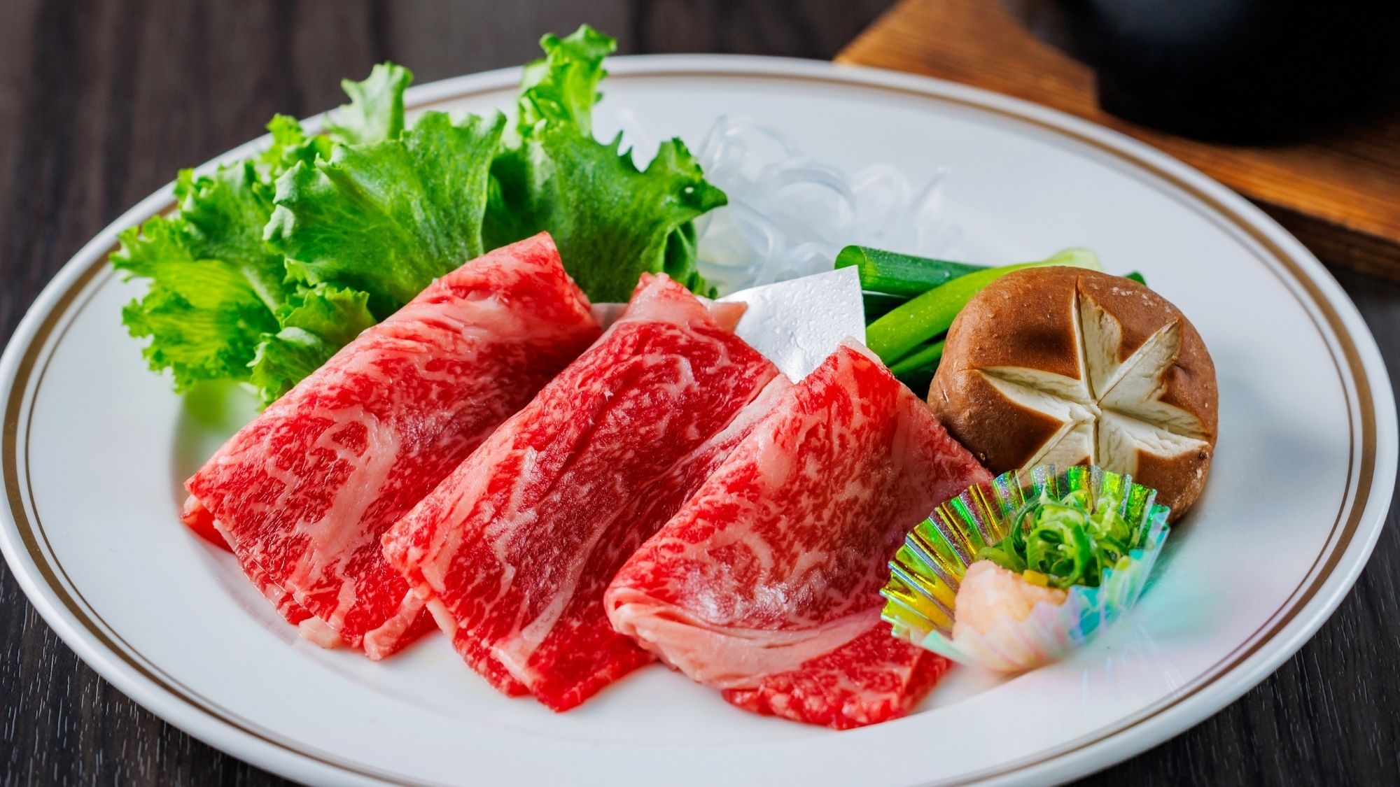 【宮城の恵み・夏】黒毛和牛しゃぶしゃぶと金目鯛の煮物、鮮魚マリネに旬乃御造