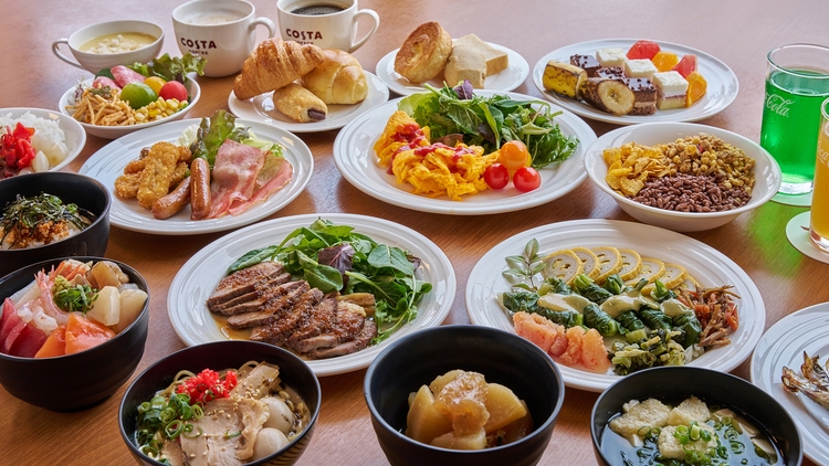 朝食を豪華にリニューアル【料金そのまま】広々お部屋・ゆったり天然温泉のビジネスプラン（朝食付）