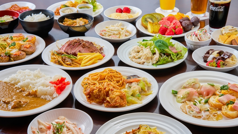 【7月19日1万発！花火大会】遊園地入園券付き♪夕食はファミリーバイキングの一泊二食★