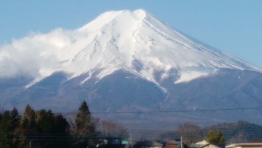 宿からの富士山