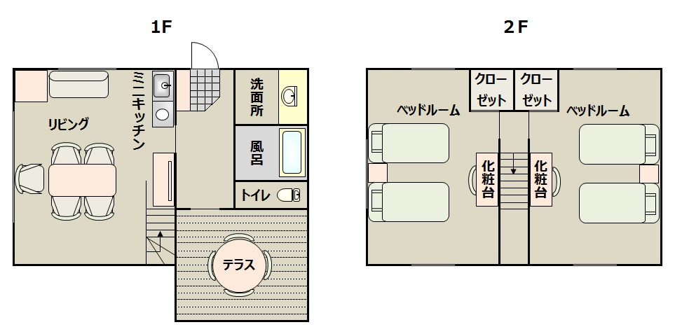 エクゼクティブスイート（Ｃタイプ）間取図