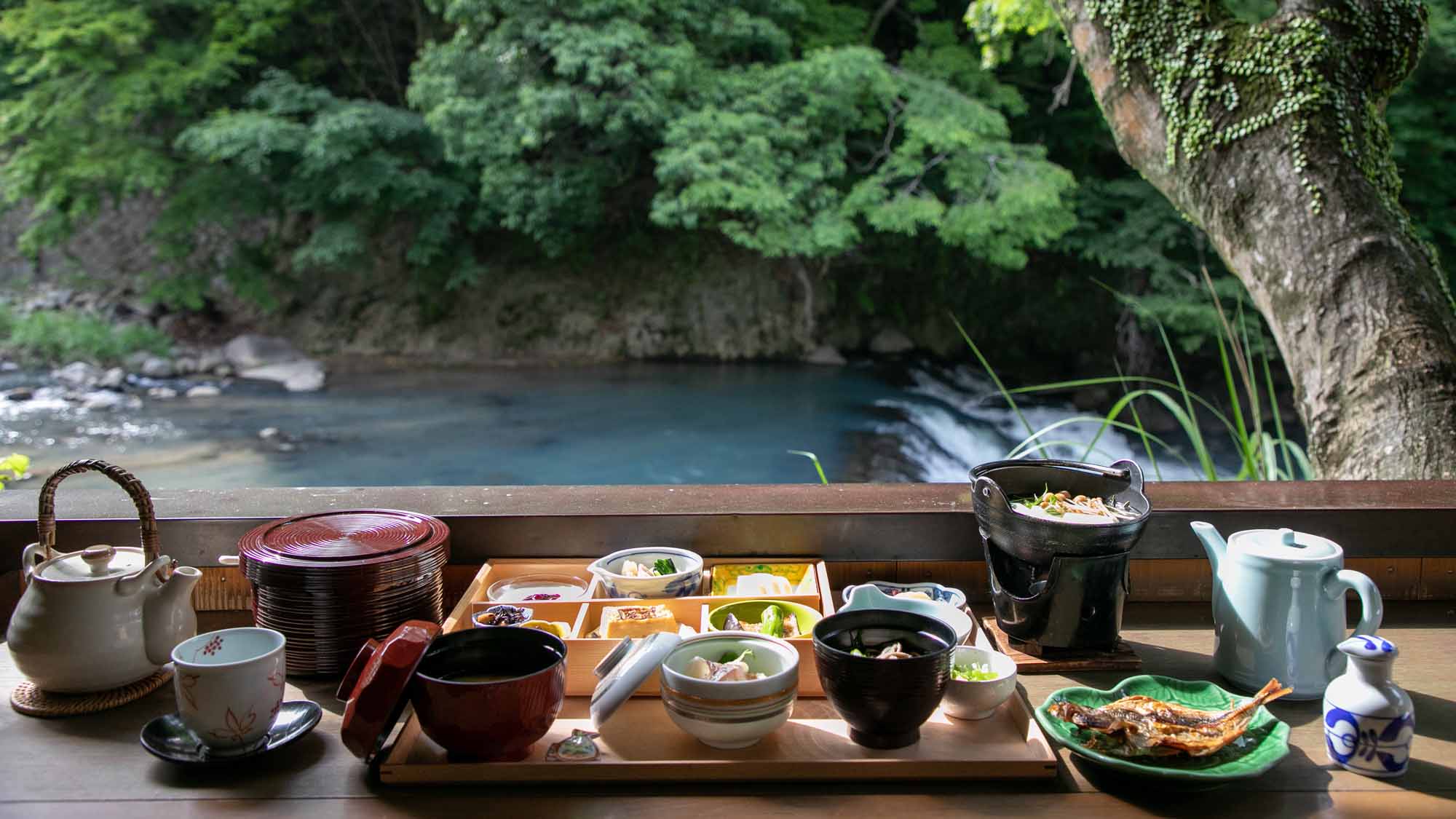 テラス朝食1