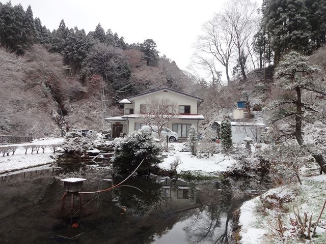 雪景色うっすら