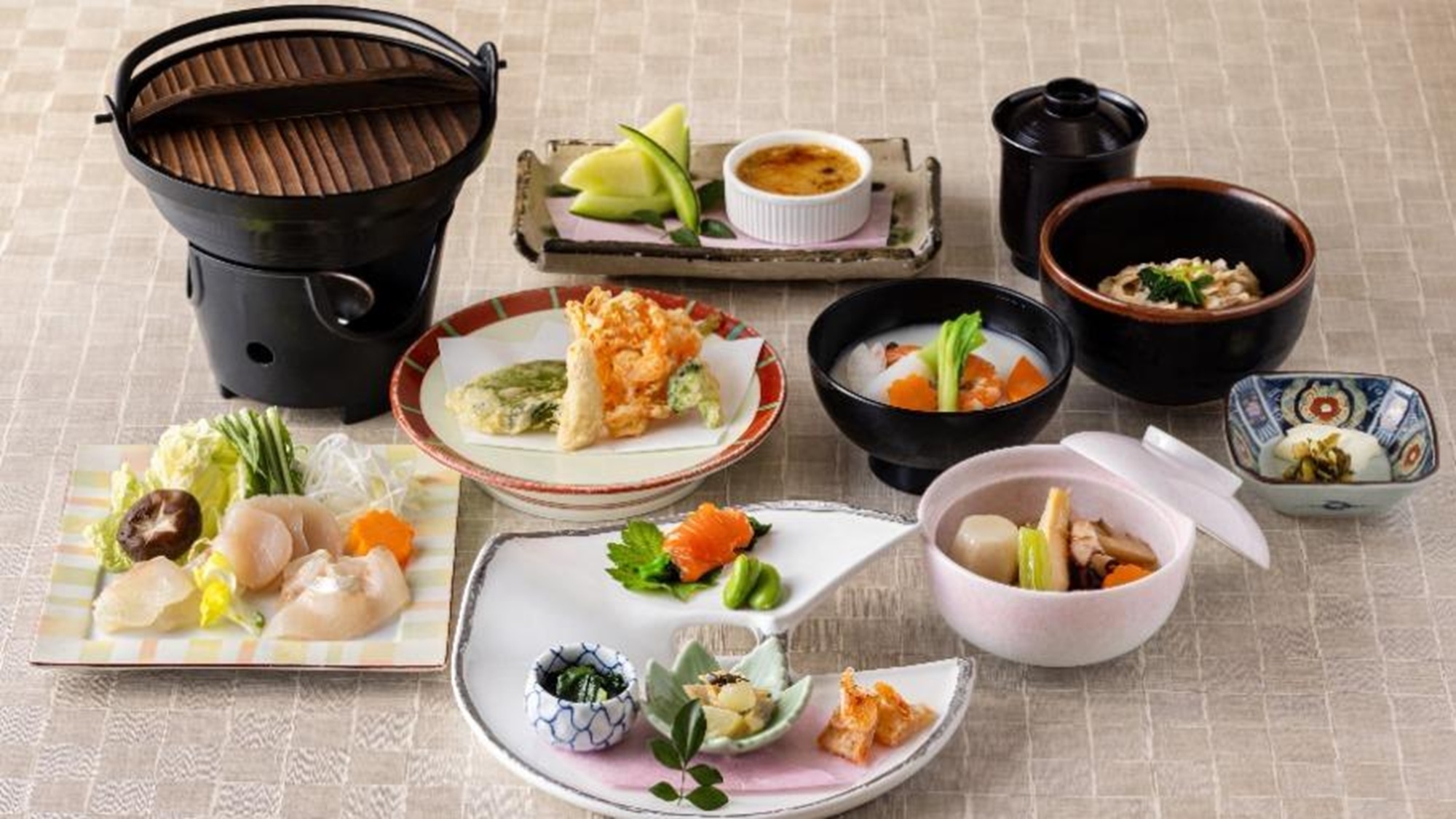 和食むさし野夕食＋朝食ブッフェ付きステイプラン（夕朝食付き）