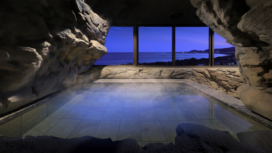 6階貸切風呂【流幻rugen】幻想的な洞窟の中に湛えられた癒しの湯
