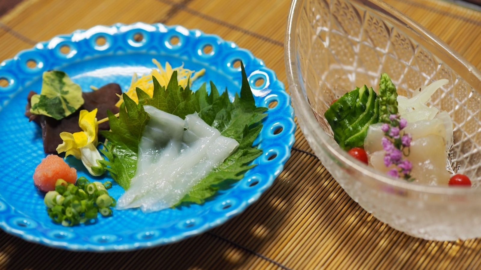 刺身と前菜の盛り合わせ