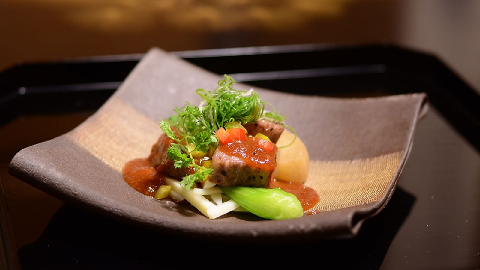 飛騨牛ミニステーキの一例