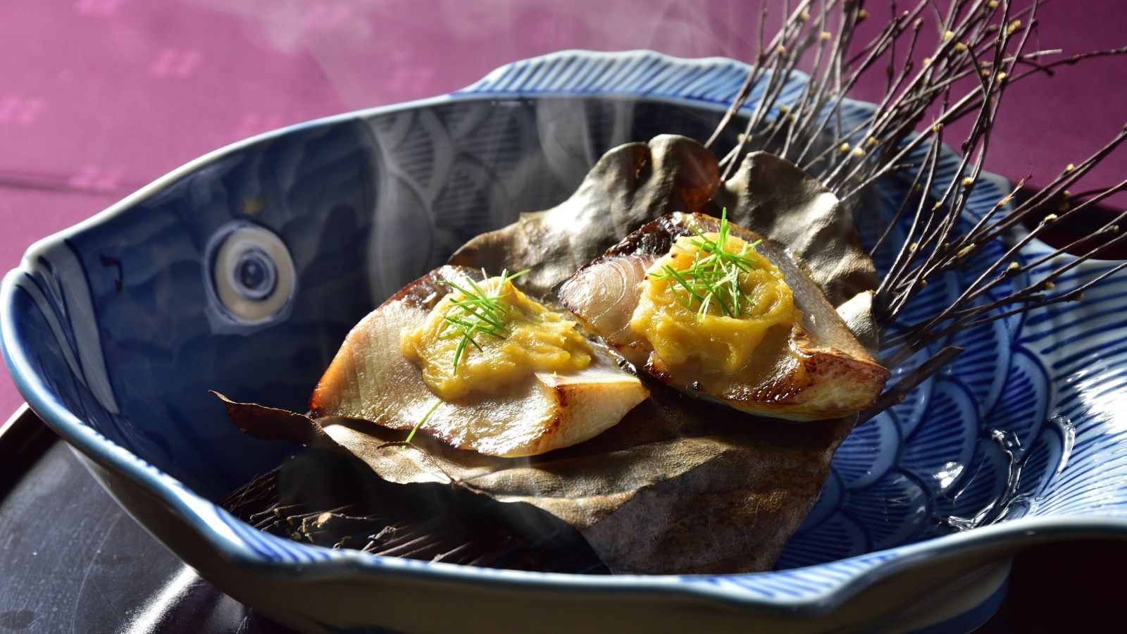 焼き魚の味噌添え