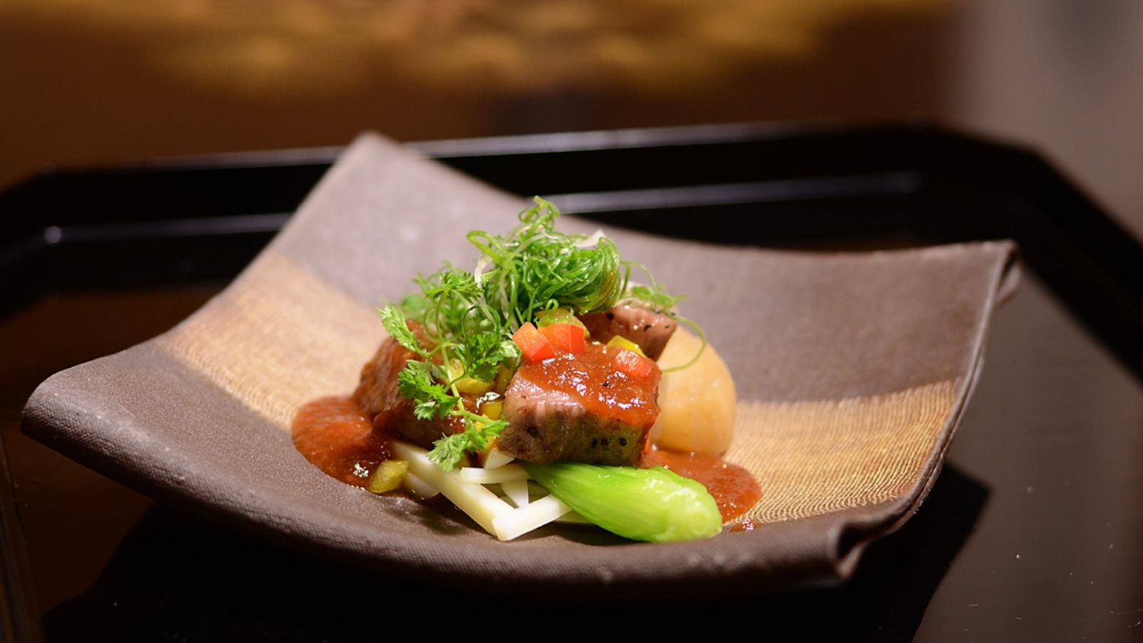 飛騨牛のミニステーキ