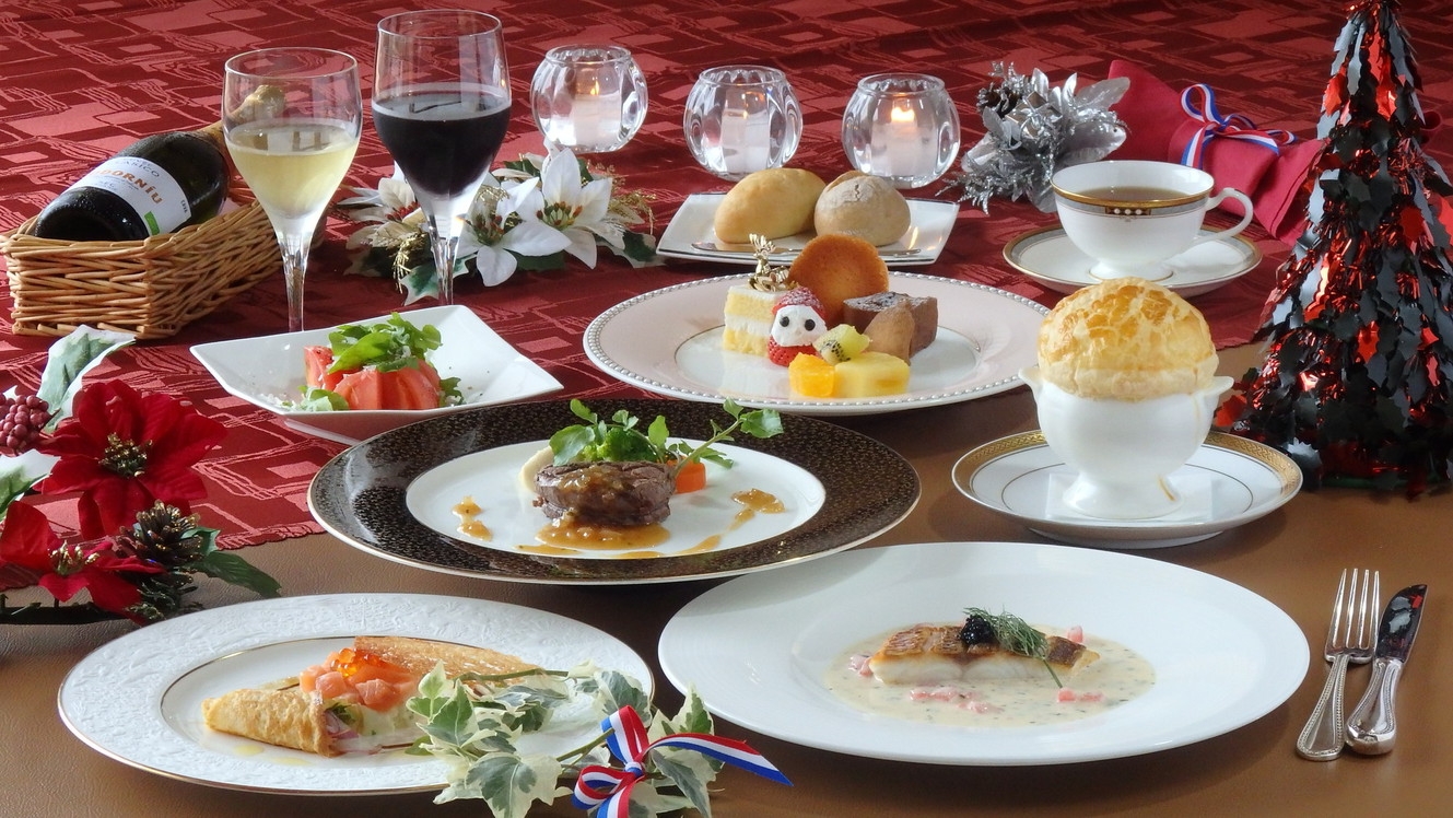 【2025クリスマス】毬姫牛の聖夜のしっとりステーキ＆シェフからのクリスマスプレゼント　1泊2食付