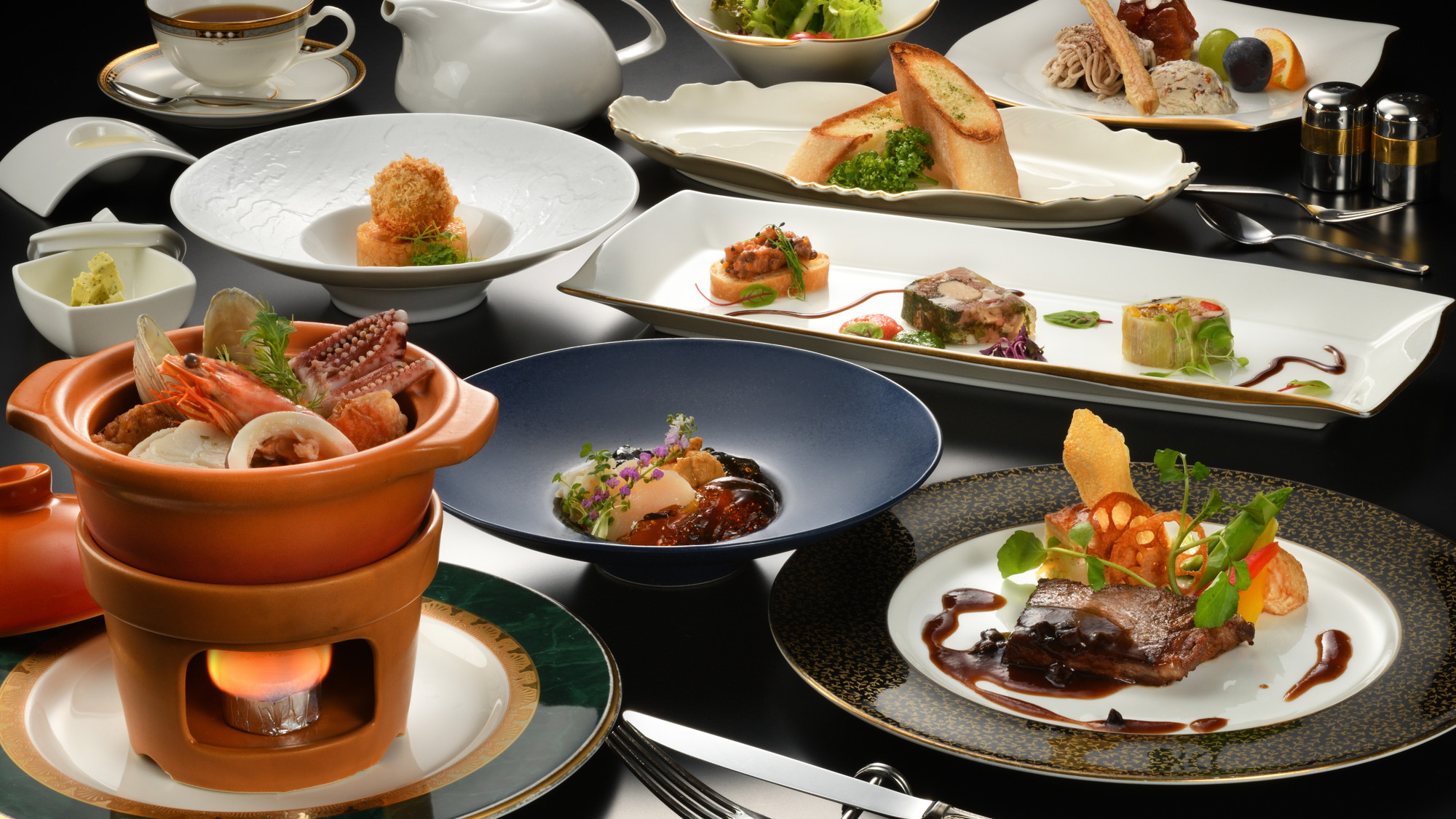 八戸ブイヤベースのフレンチコース