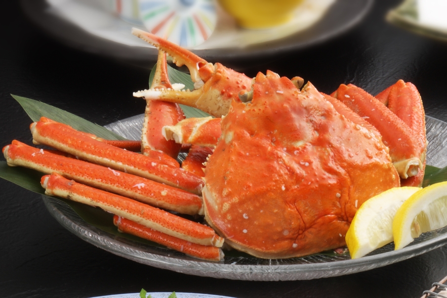 【アップグレード】期間限定カニ付き特選会席◆海鮮×黒毛和牛の美食旅＆オールインクルーシブ【2食付】