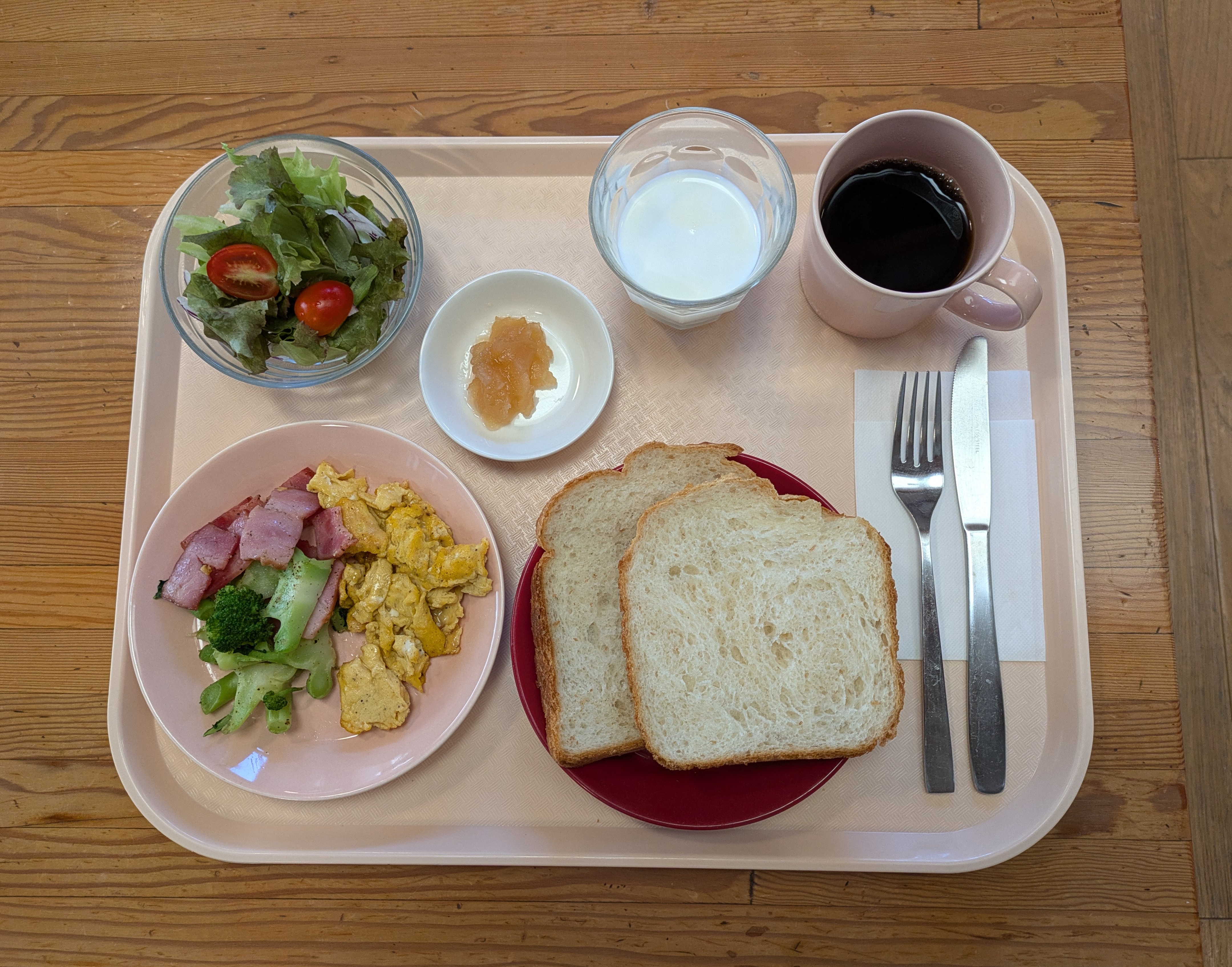 朝食プレート