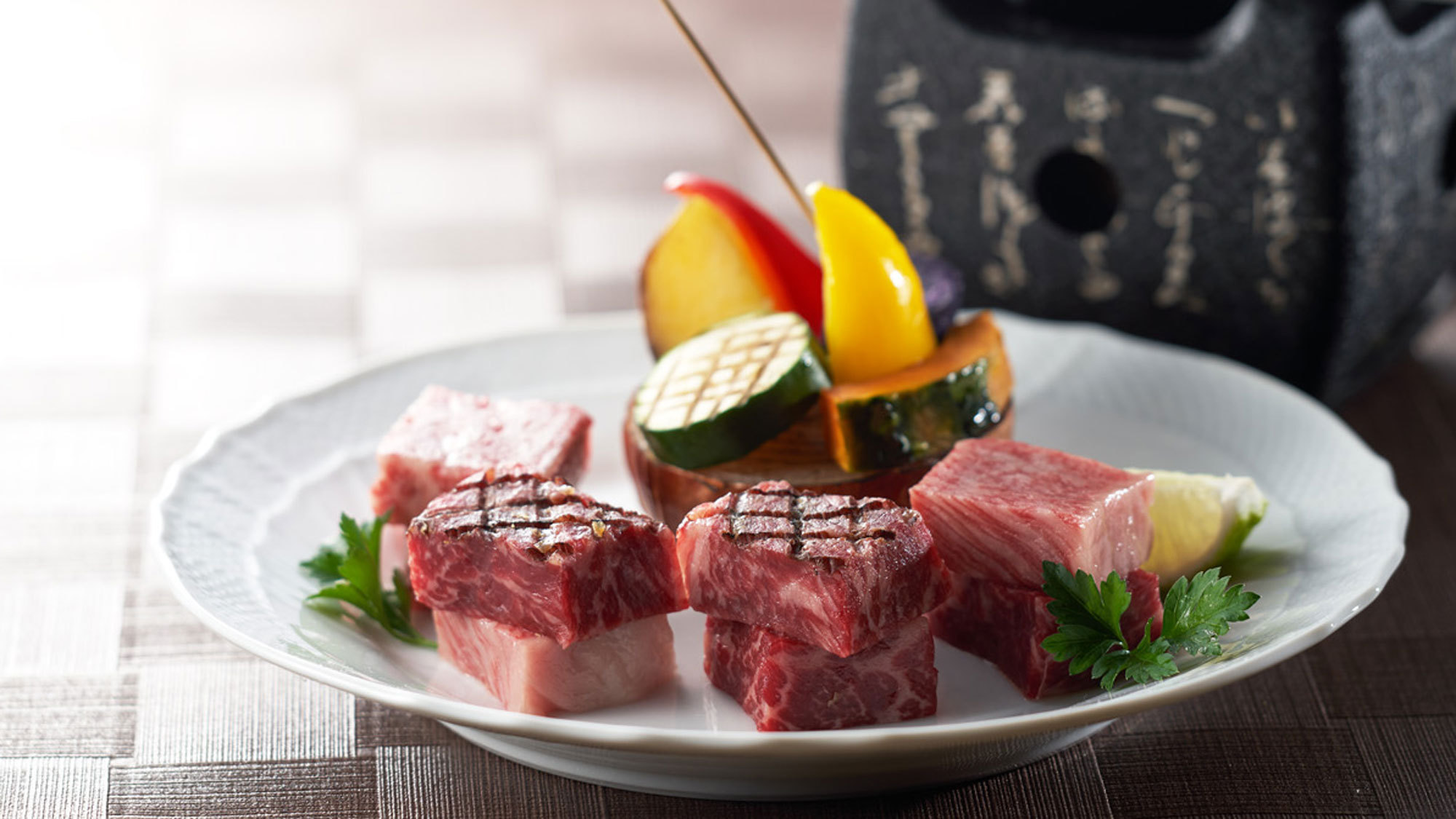 【新潟県産牛ステーキorのどぐろの塩焼き】メインのお料理を選べる★美味プラン