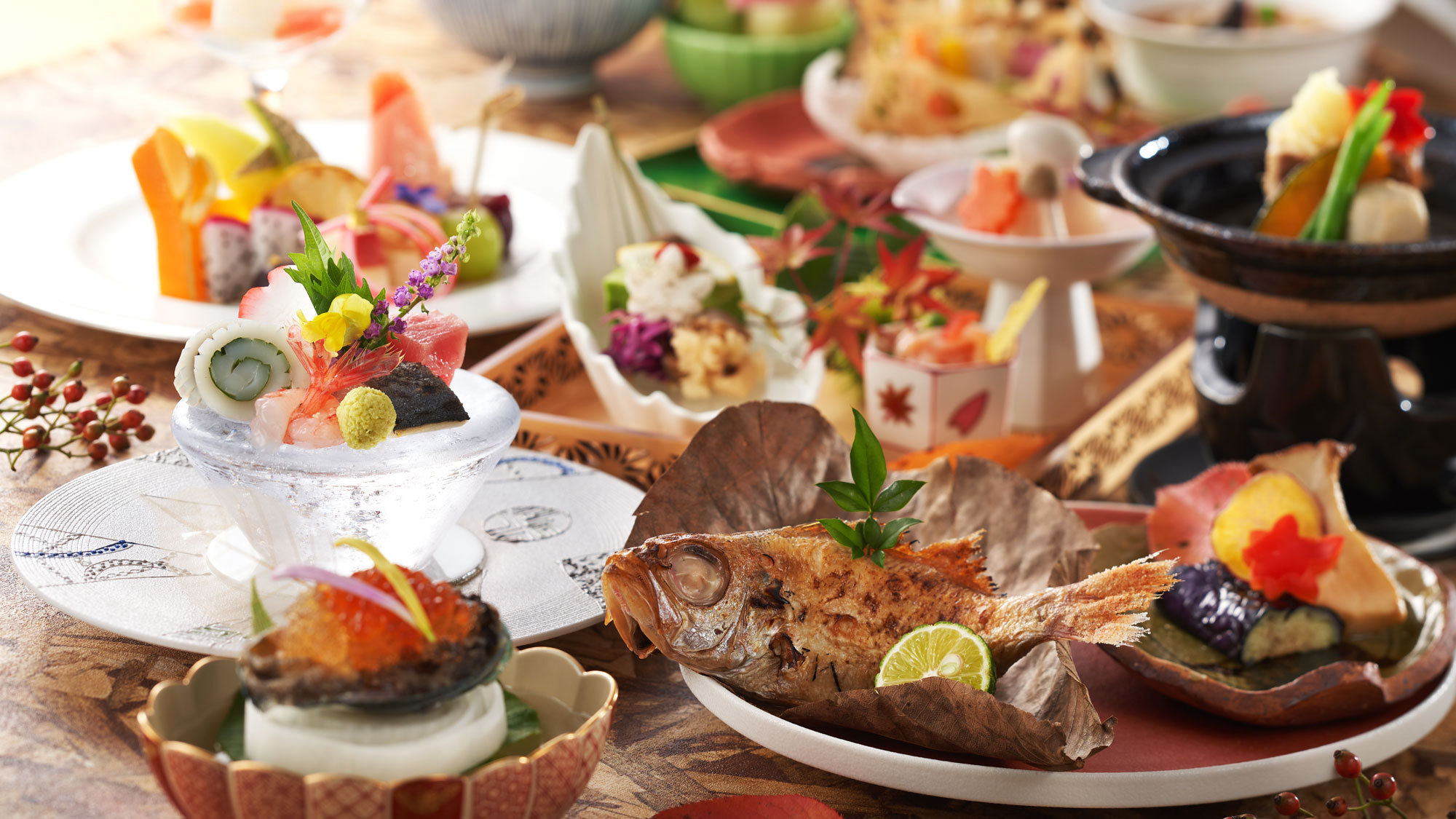 【9/19〜9/22限定★SWスタンダードプラン】ダイニングで愉しむ 贅を尽くした美食会席