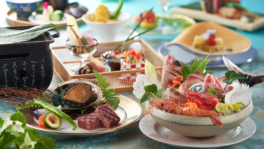 【2026年お盆限定 スタンダードプラン】ダイニングで愉しむ 贅を尽くした美食会席