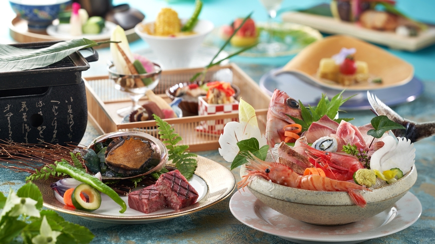【2026年お盆限定 スタンダードプラン】ダイニングで愉しむ 贅を尽くした美食会席