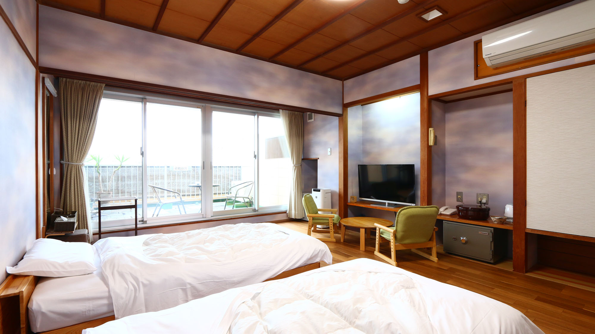 2F◆テラス付きオーシャンビュー洋室（トイレ付き）*