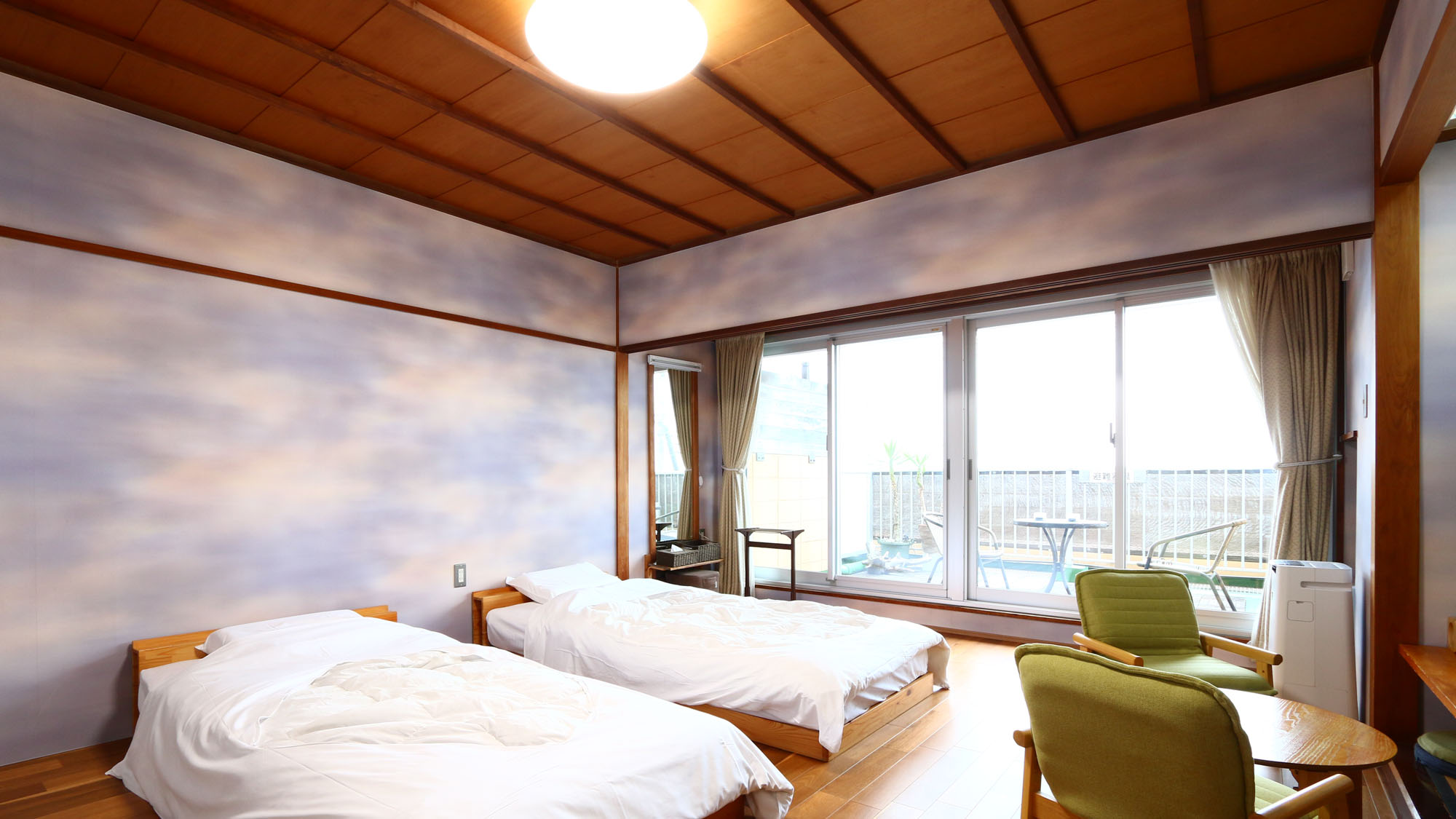 2F◆テラス付きオーシャンビュー洋室（トイレ付き）*