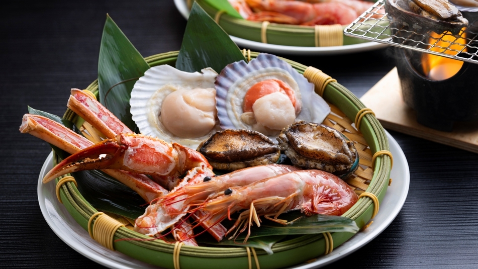 【海鮮スペシャルセットつき】海の幸を満喫！夕食時に飲み放題60分つき（035）