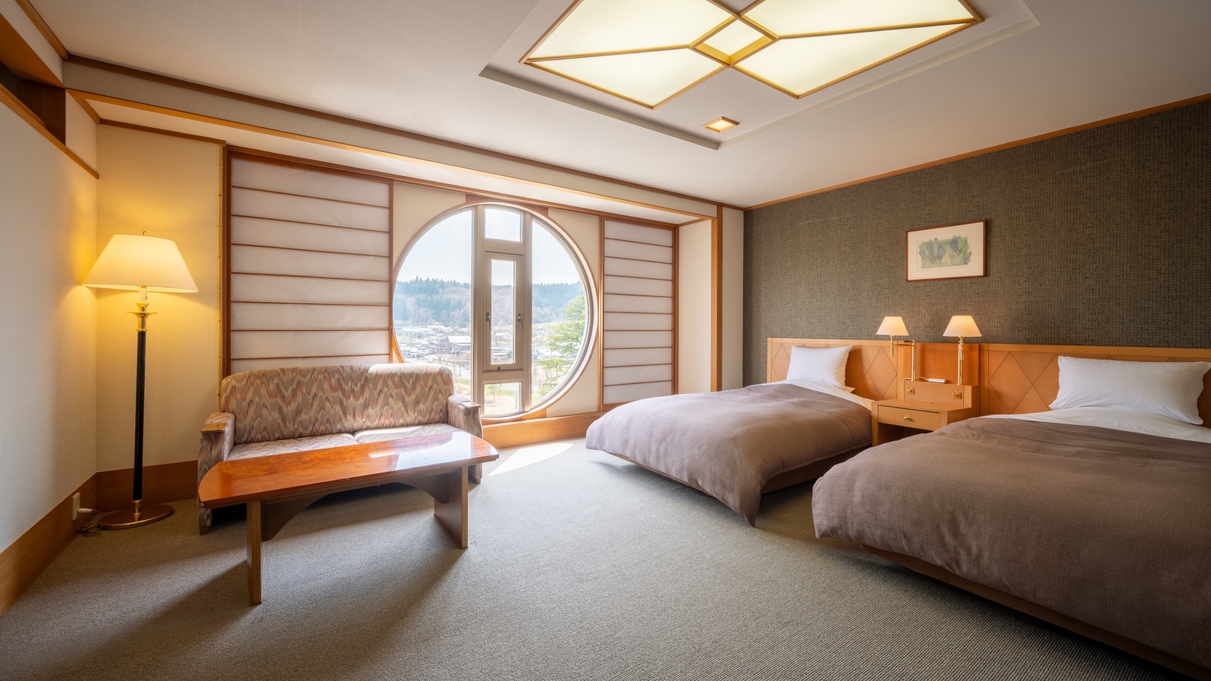 【禁煙】【特別和洋室】ひのき風呂付き【約85平米】