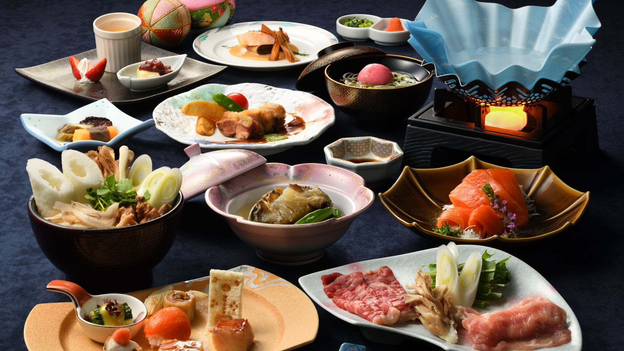 【１泊２食】「かづのうまいもんコース」地産地消！〜比内地鶏など鹿角産品を堪能！【夕食会場おまかせ】