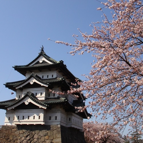 ＜＜春爛漫★桜旅＞＞東北屈指の桜の名所「弘前城」は車で60分♪ご夕食は人気の小町コース♪