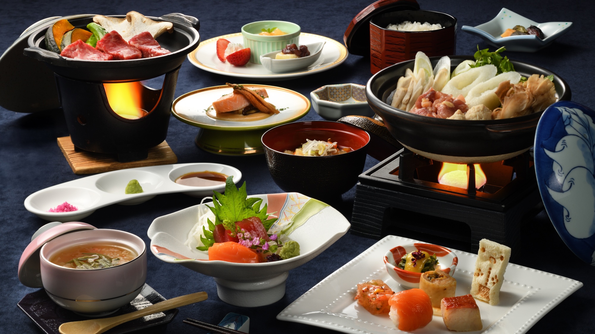 ◇『小町コース』お料理一例(きりたんぽ)