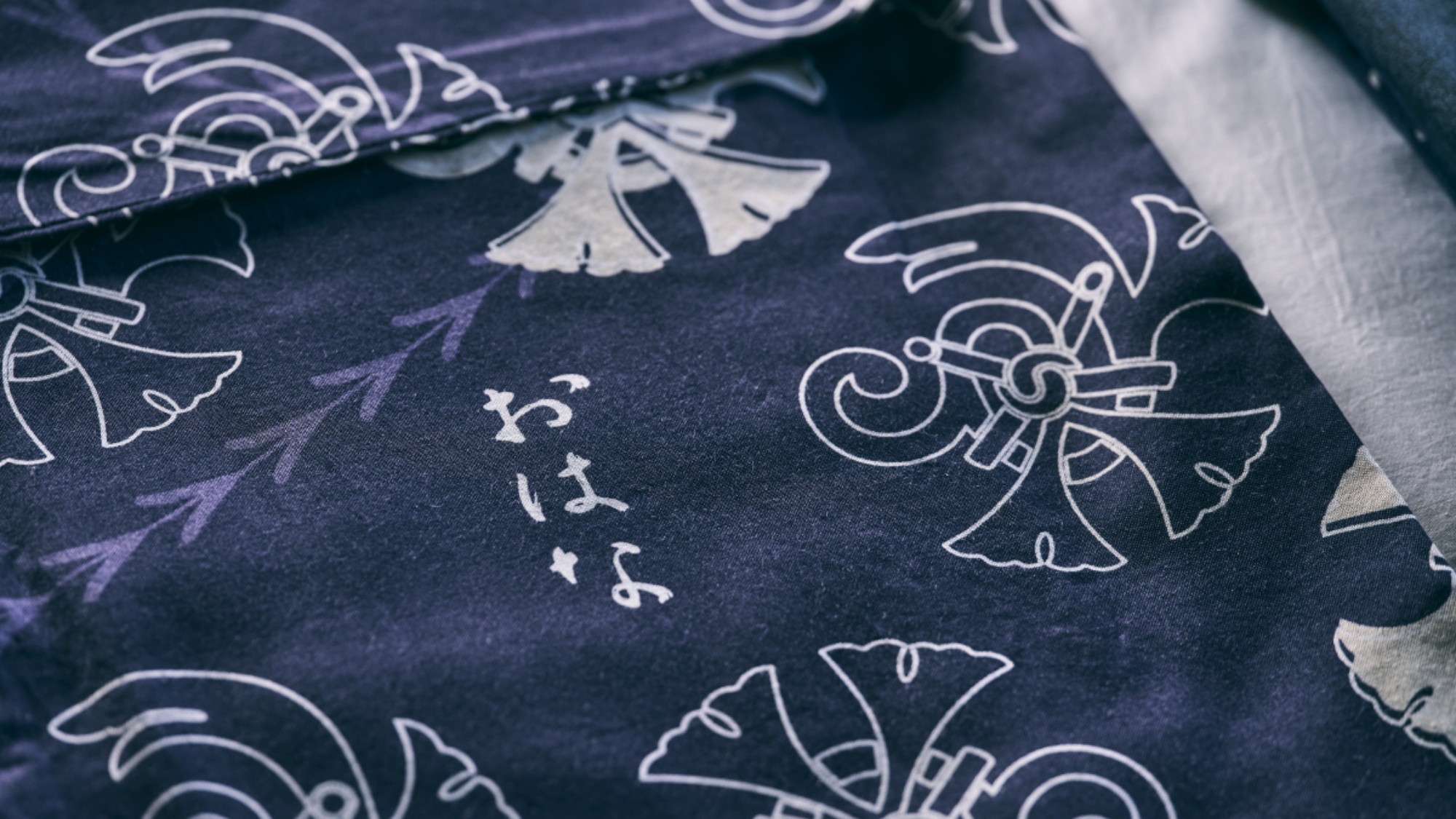 立花家に受け継がれてきた美しい柄の浴衣です。