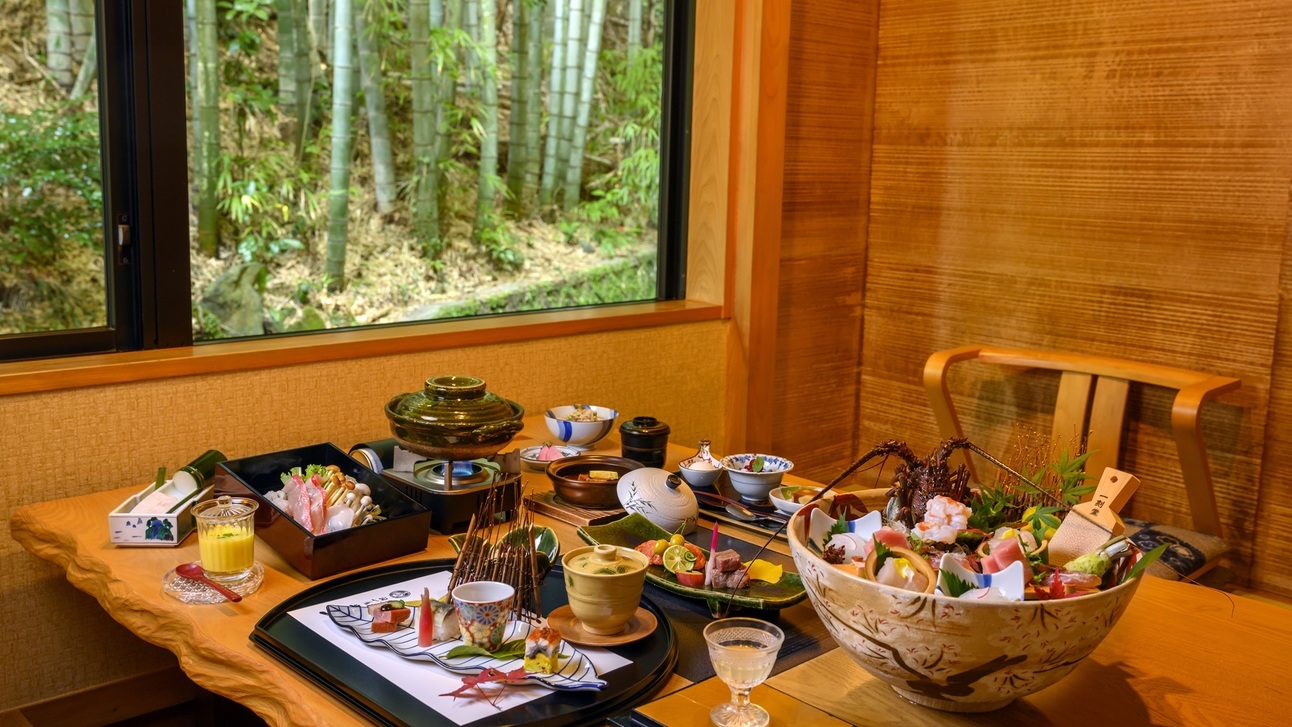 【春SALE】月替わりの米屋美食会席☆全室温泉かけ流し風呂付