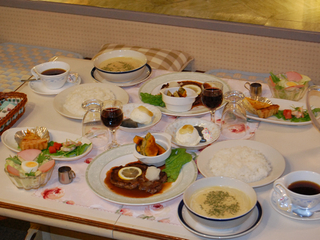 ディナーの一例