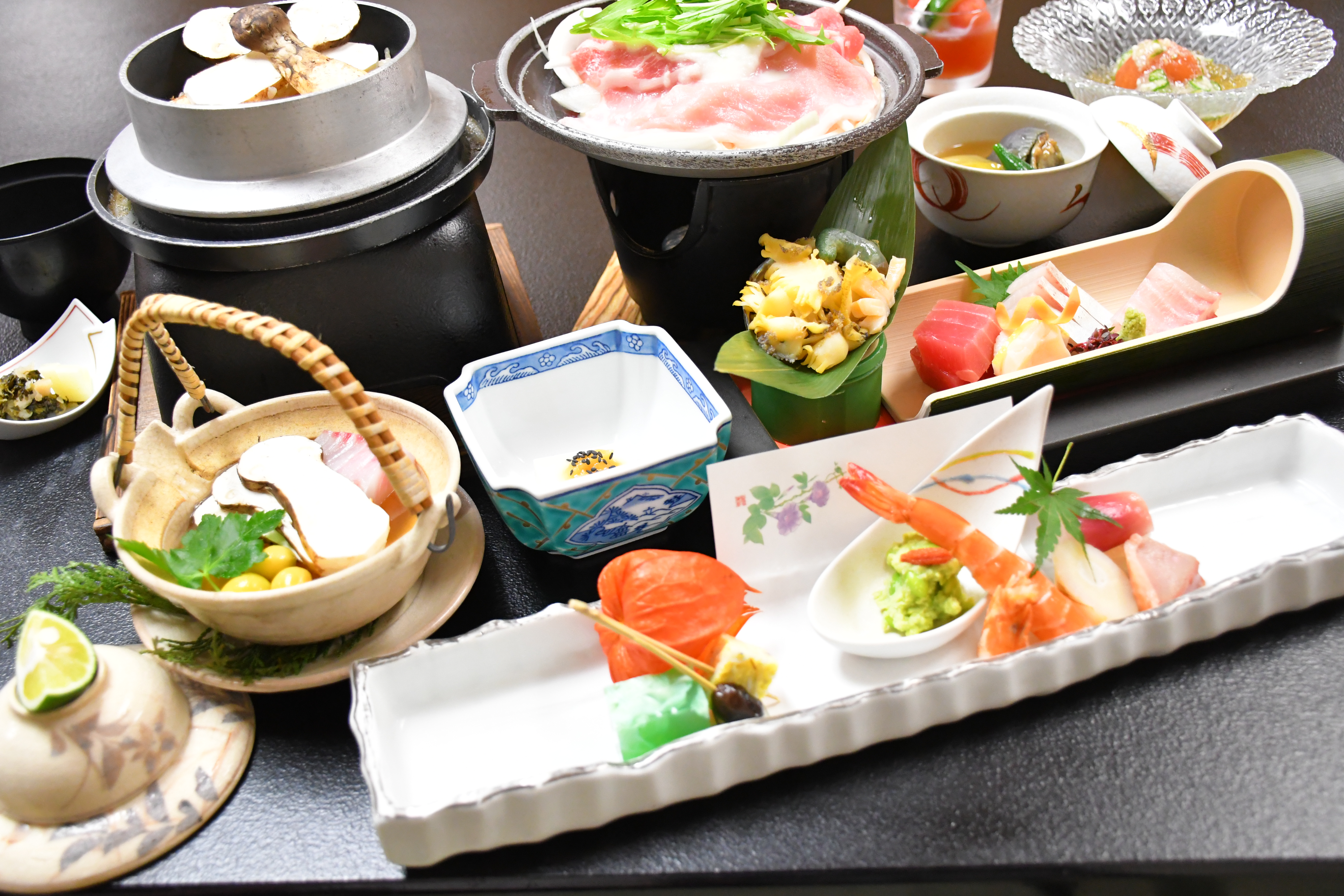 松茸と秋の味覚会席