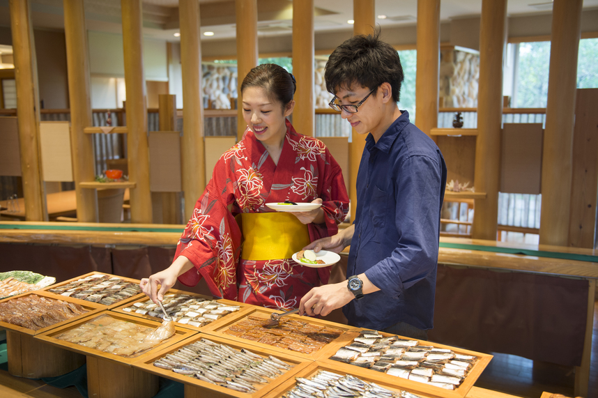 【1泊朝食付き】マツコ＆有吉 かりそめ天国で紹介された人気朝食と天然温泉を楽しむ