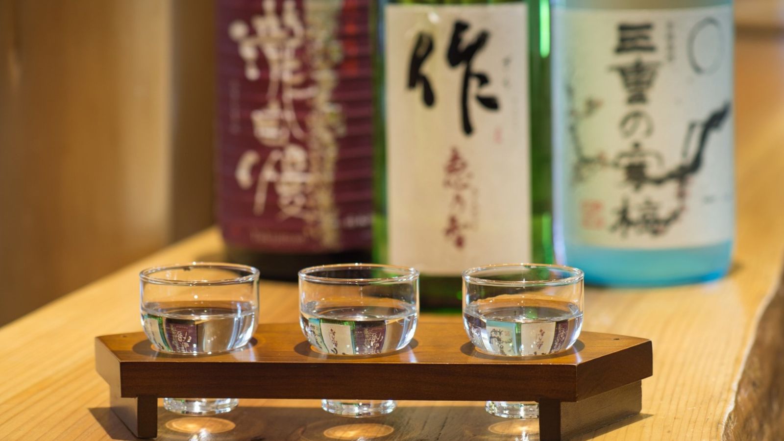 【ドリンク】三重の地酒飲み比べセット　※一例