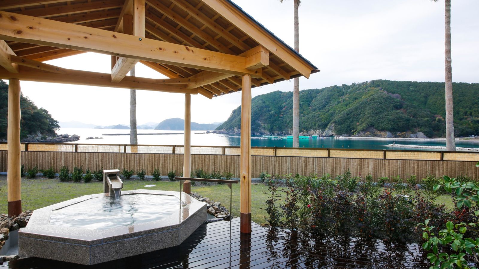 【男性浴場】露天風呂「徐福伝説」