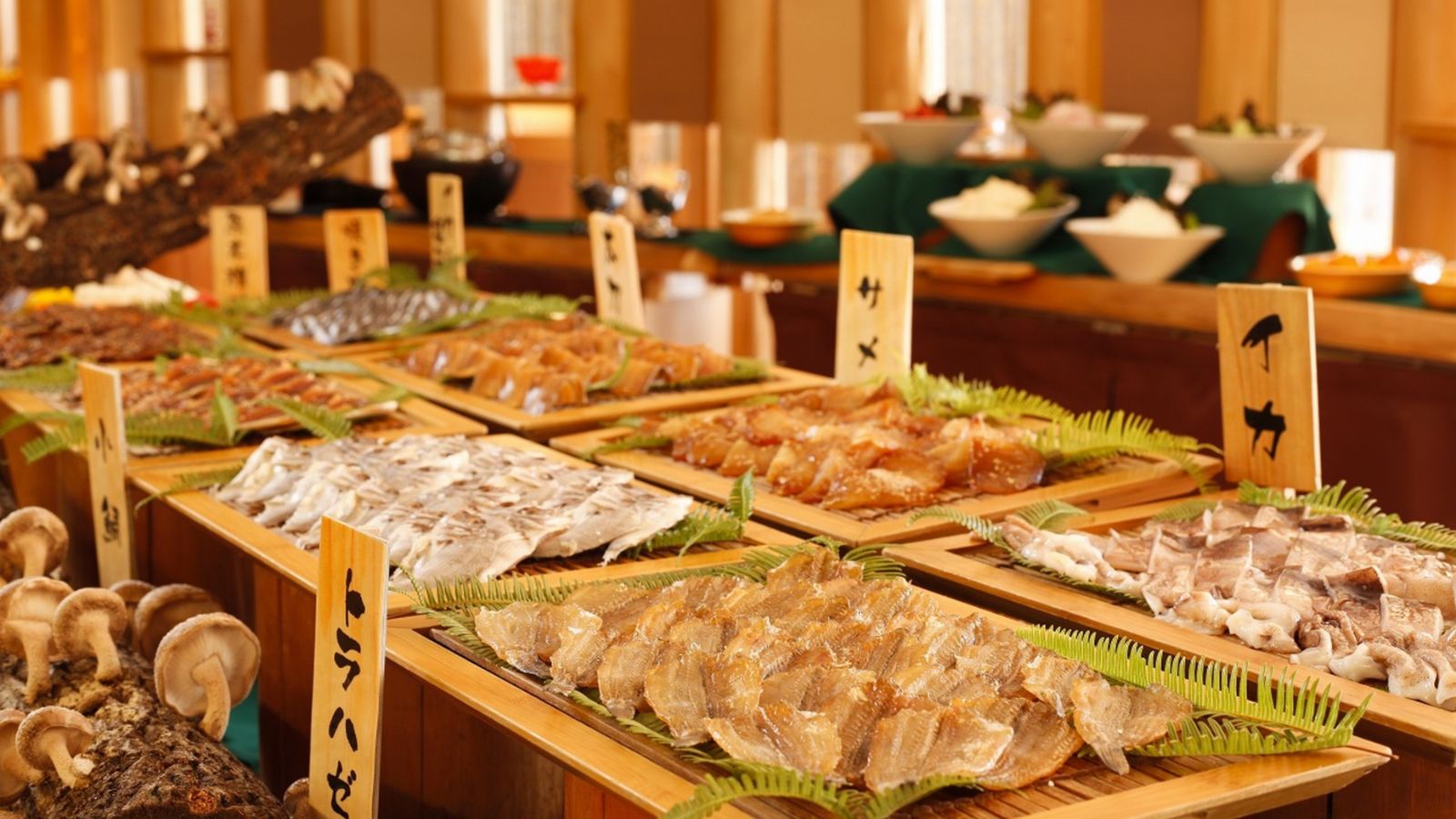 【朝食】干物バイキング　※イメージ