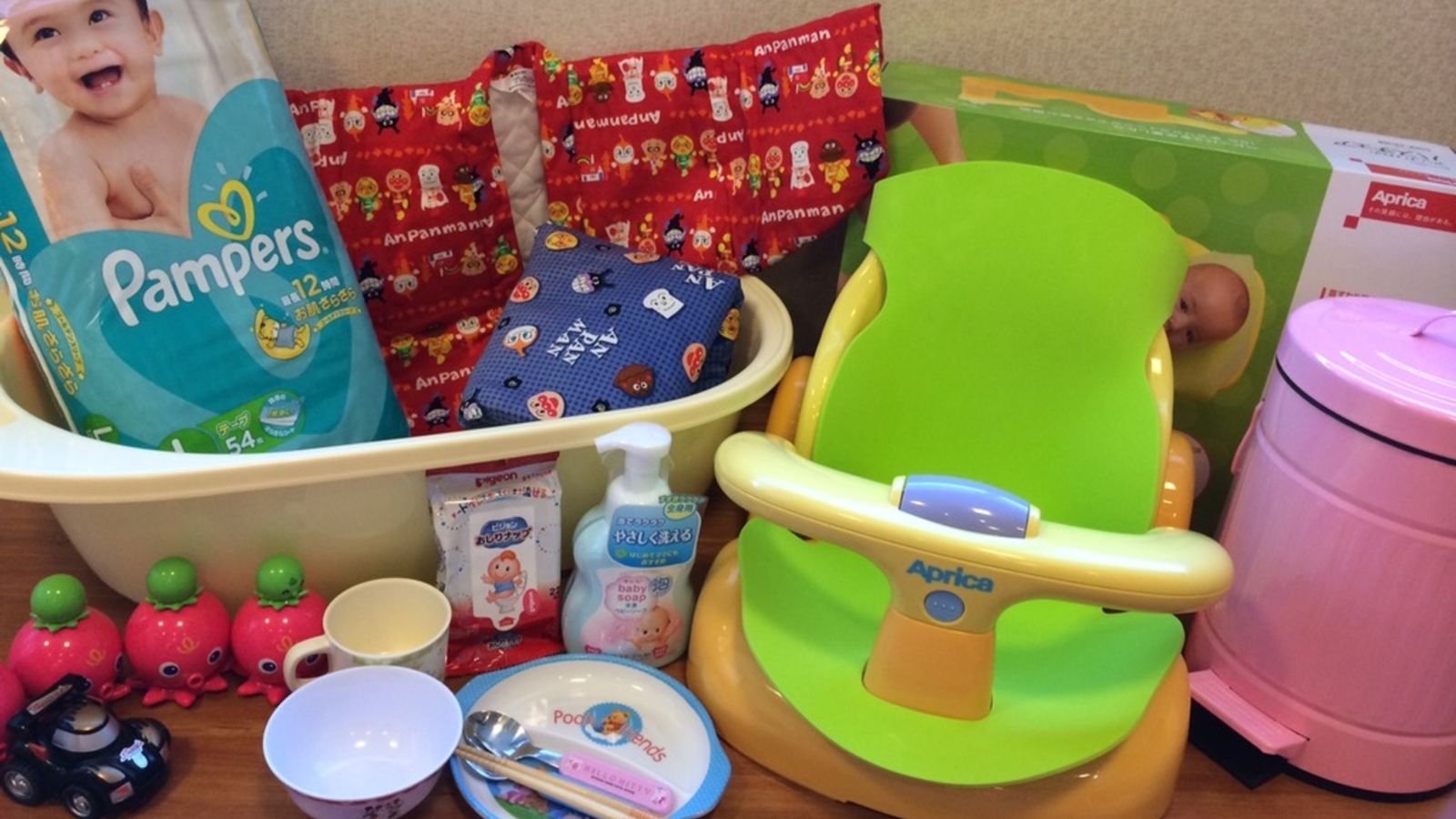 富な赤ちゃんグッズ（赤ちゃんプラン専用）　※イメージ、数に限り有